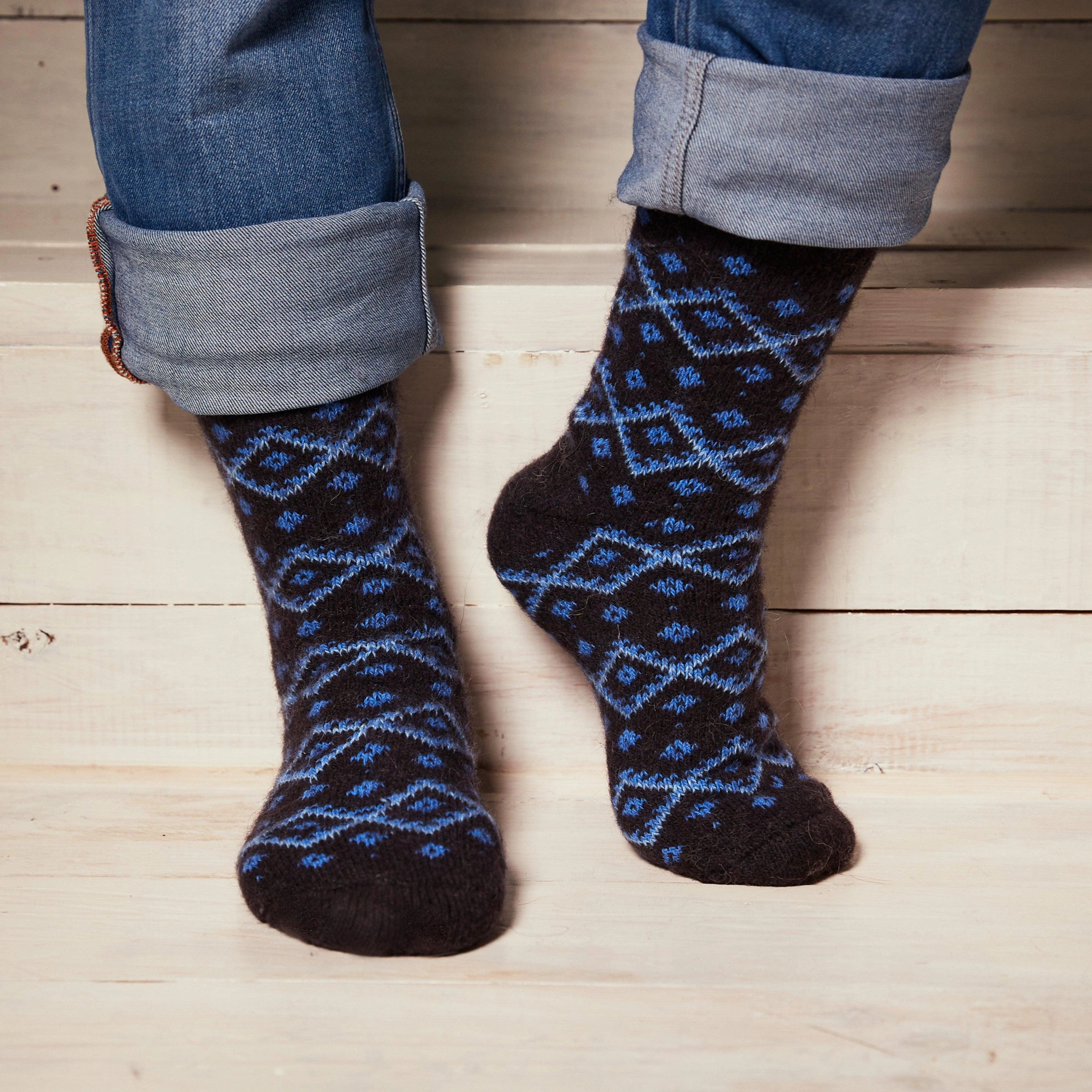 Cozy Black Diamond Merino Wool Socks for Peak Performance